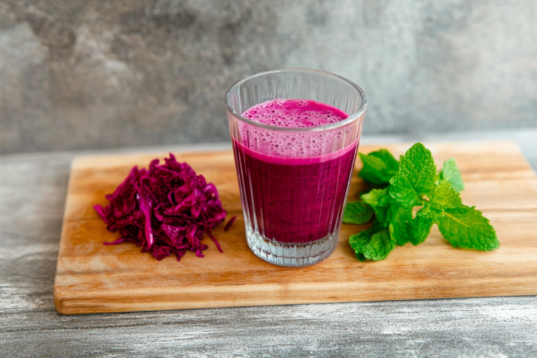 Cabbage, Beet and Ginger Juice