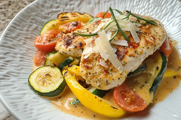 One-Pan Keto Chicken Breast with Vegetable Ragout