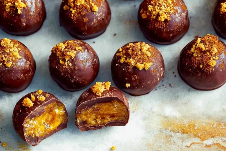 Violet Crumble Truffles