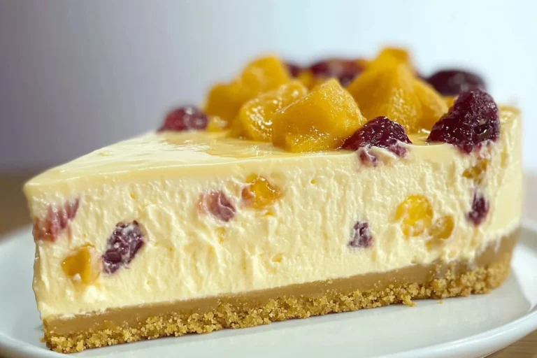 Condensed Coconut Milk and Pineapple Cheesecake