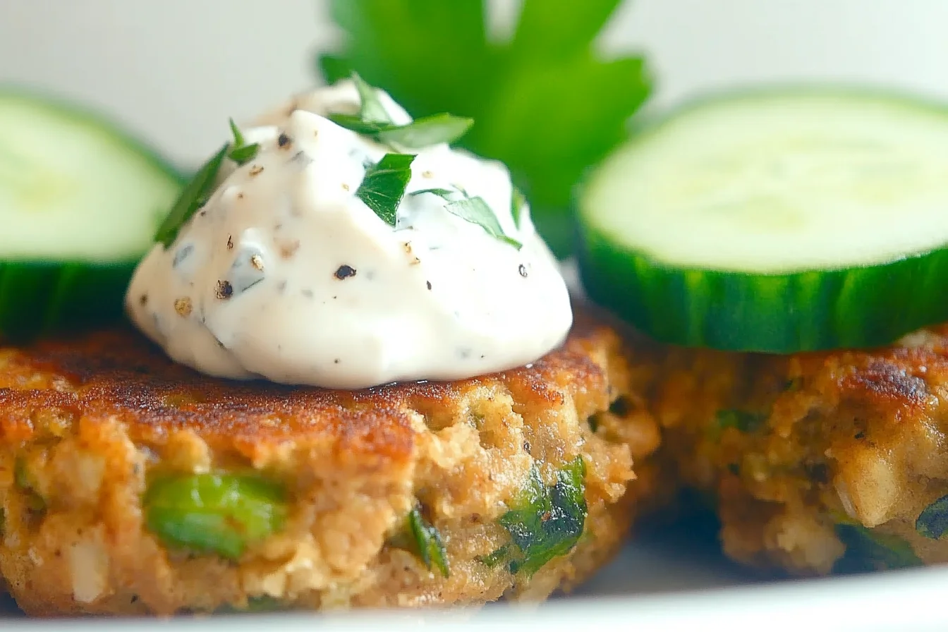 Sean's Falafel with Cucumber Sauce