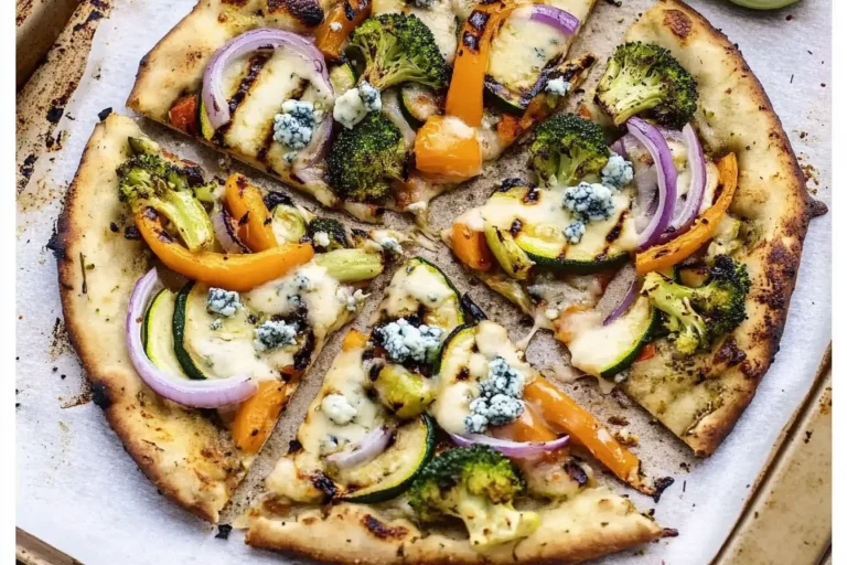 Individual Grilled Veggie Pizzas