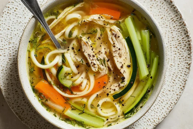 Chicken Zoodle Soup