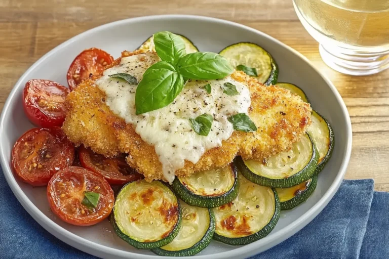 Baked Chicken and Zucchini
