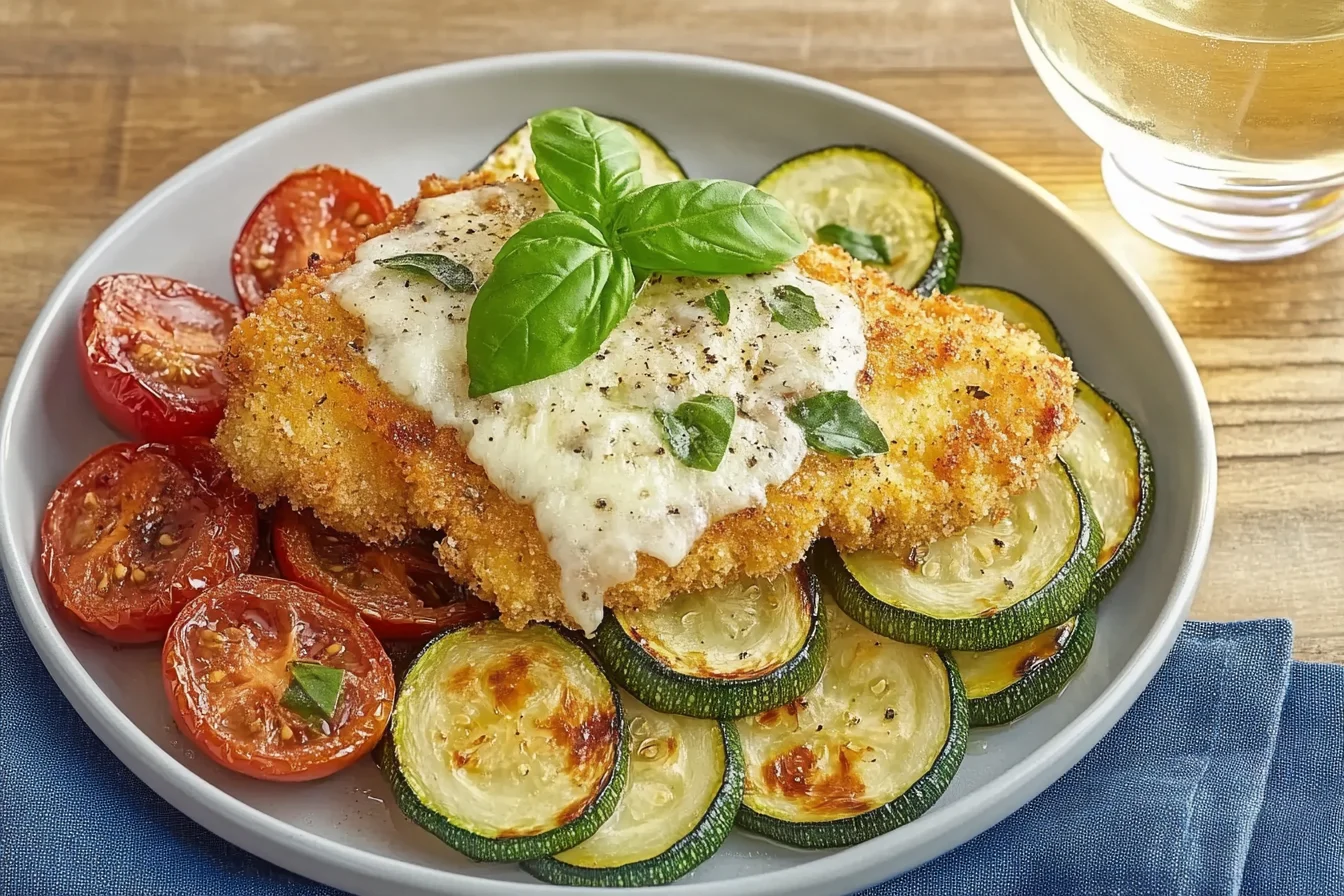 Baked Chicken and Zucchini