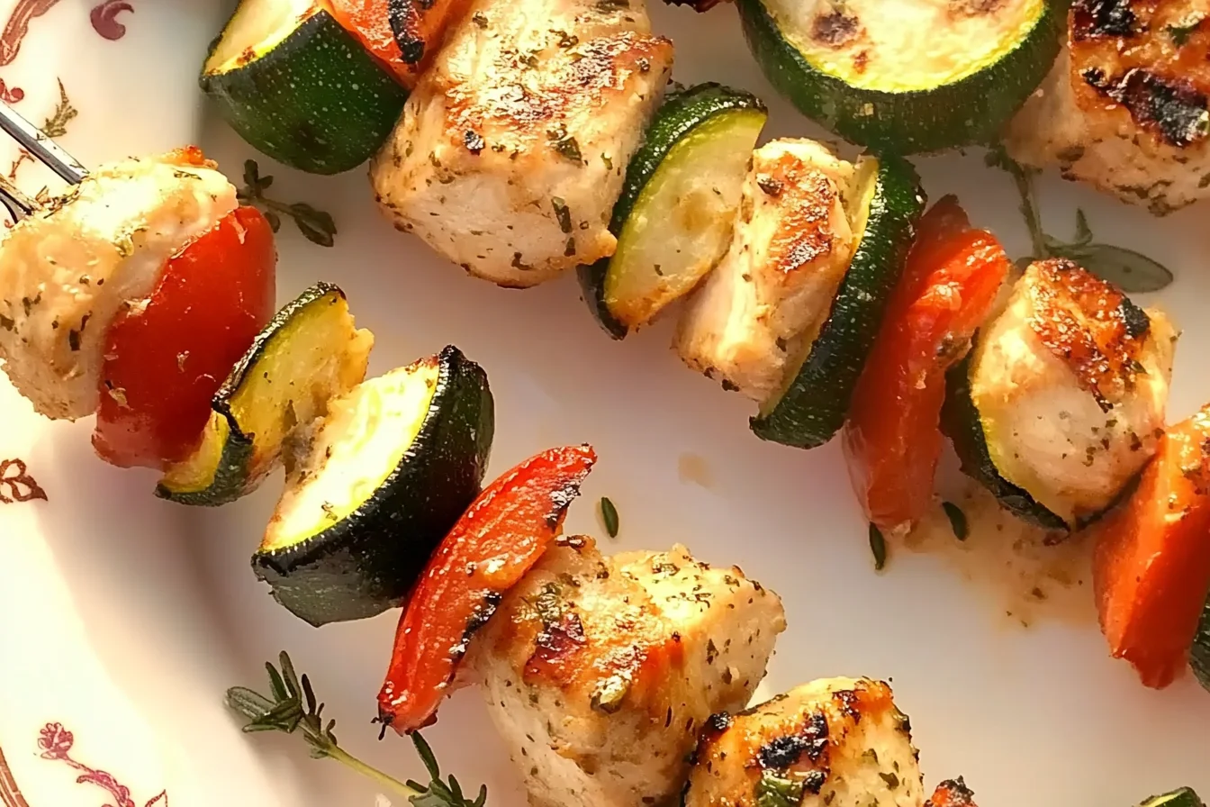 Chicken Kabobs Mexicana