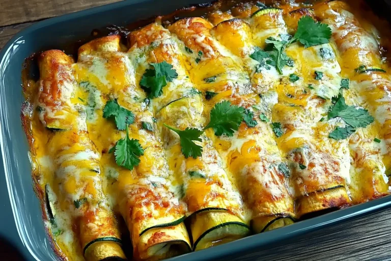 Chicken Zucchini Enchiladas