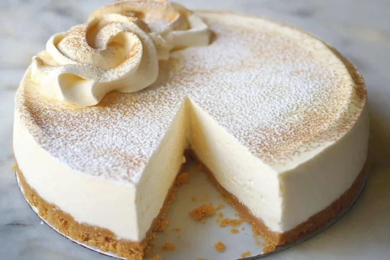 No-Bake Lemon Cheesecake