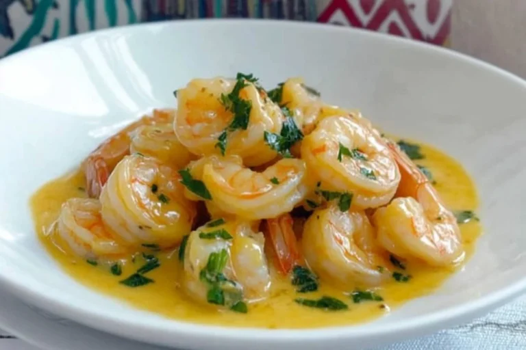Creamy Garlic Prawns