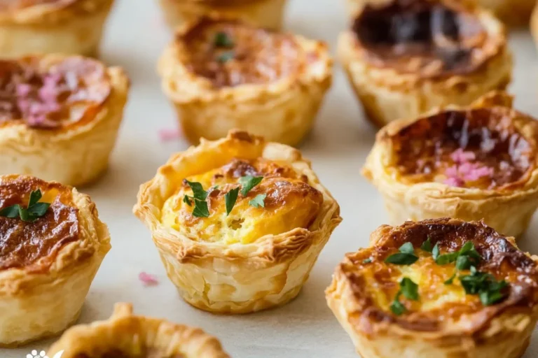 Turkey Cranberry Mini Quiches