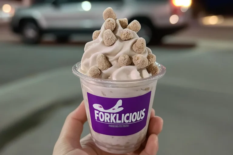 Cheesecake Soft Serve with Cookie Dough