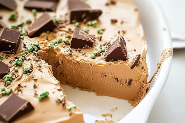 Peppermint Crisp Fridge Tart