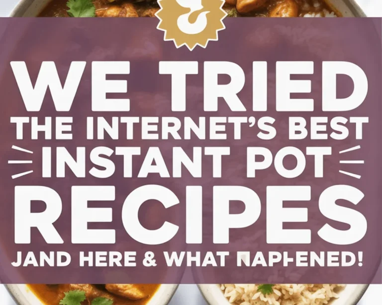 Delicious Instant Pot meals featuring chicken fried rice, beef stew, and butter chicken.
