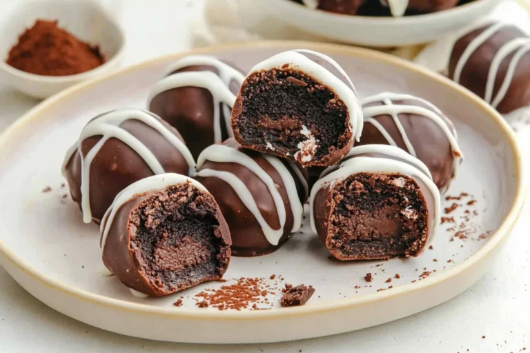 Delicious easy Oreo Balls made with crushed cookies and cream cheese.