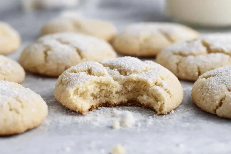 Delicious eggless sugar cookies on a plate, perfect for any dessert lover.
