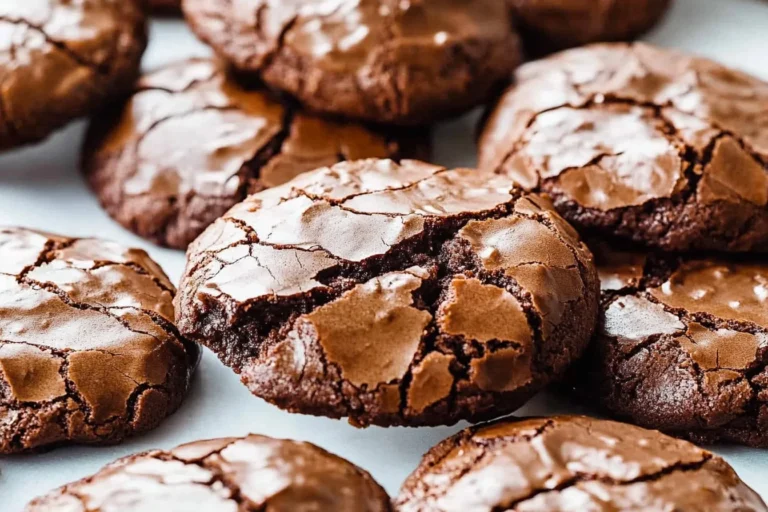 Flourless gluten-free chocolate cookies on a plate
