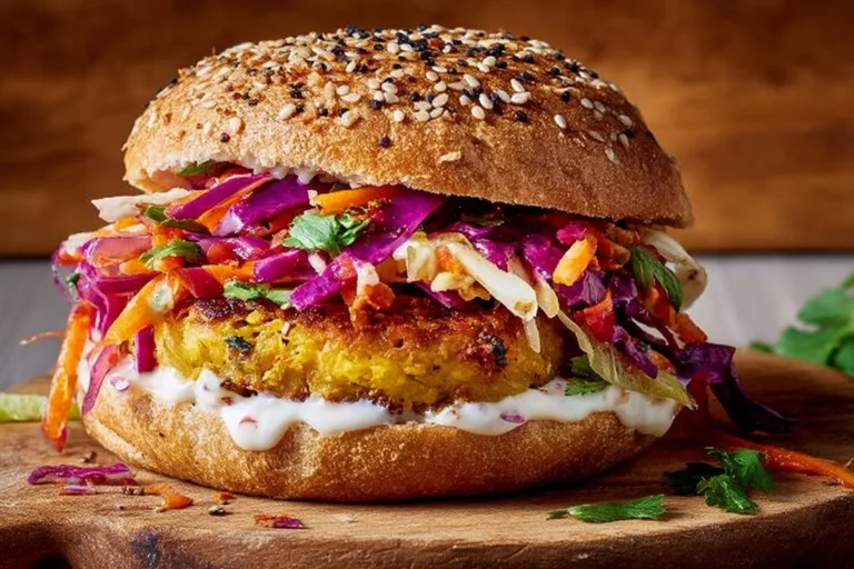 Delicious grilled cod served with fresh slaw and creamy tzatziki sauce