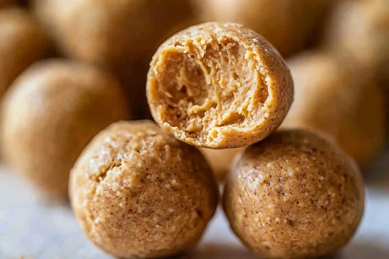 Healthy peanut butter balls made with natural ingredients for a nutritious snack